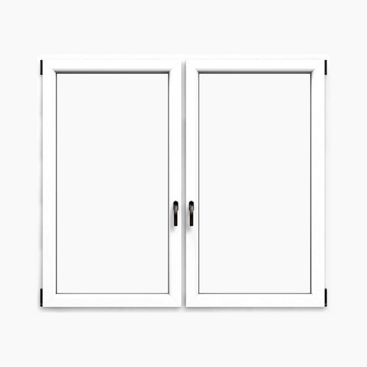 Drutex Iglo 5 | Okno 150x150 | PCV | trzyszybowe | Plastikowe | dwuskrzydłowe | uchylno-rozwierne |