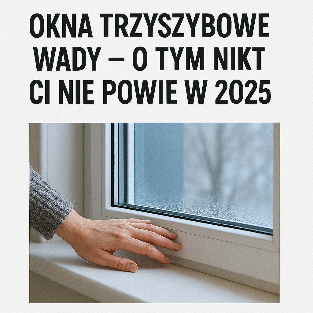 3SZYBY Drutex - Okna trzyszybowe wady
